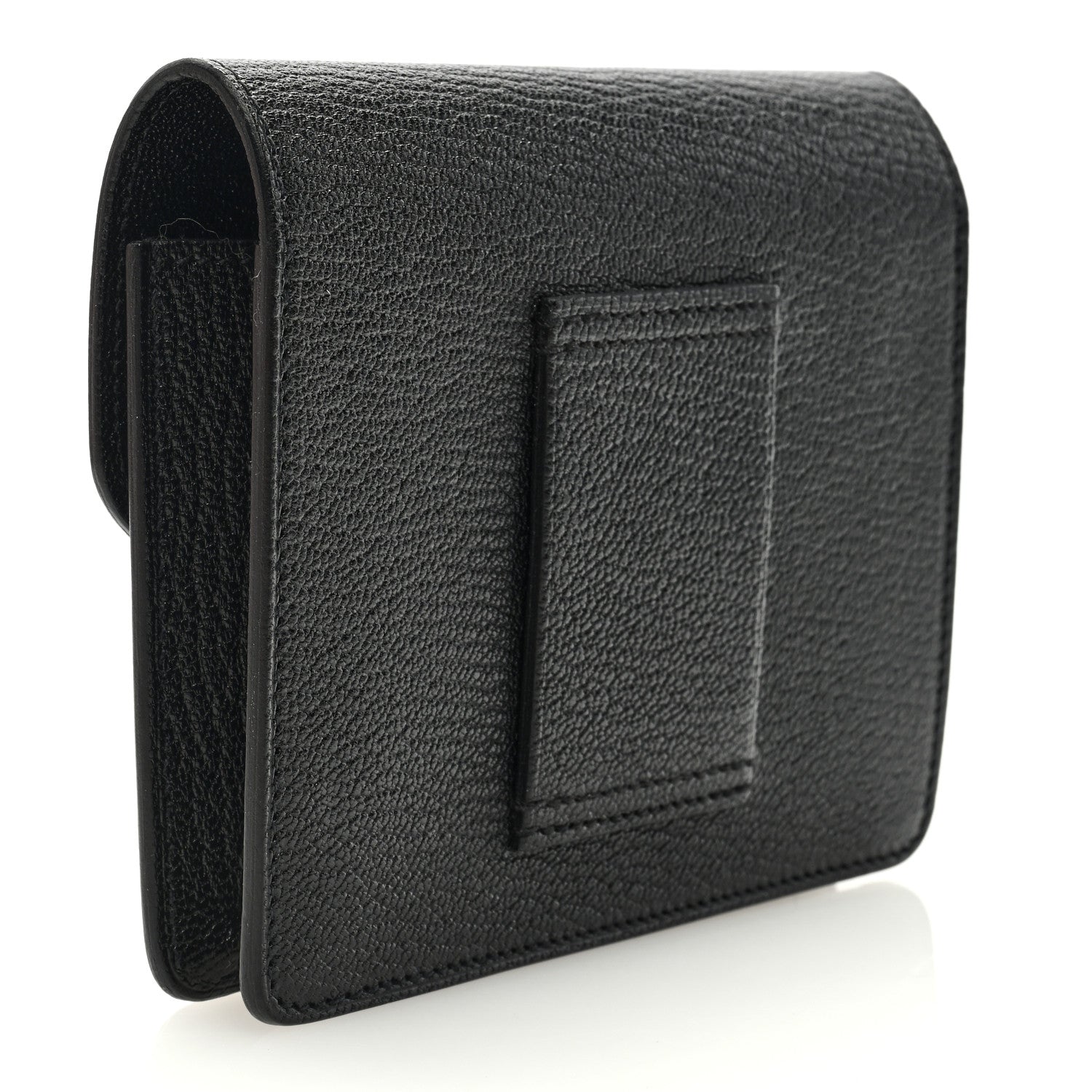 Hermes Chevre Mysore Roulis Slim Wallet Black 4 of 8