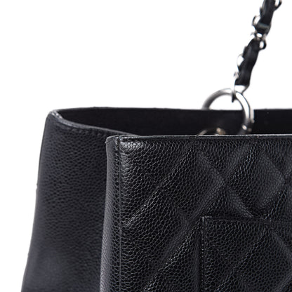 Chanel Caviar Quilted XL Grand Shopping Tote GST Black 16 of 18