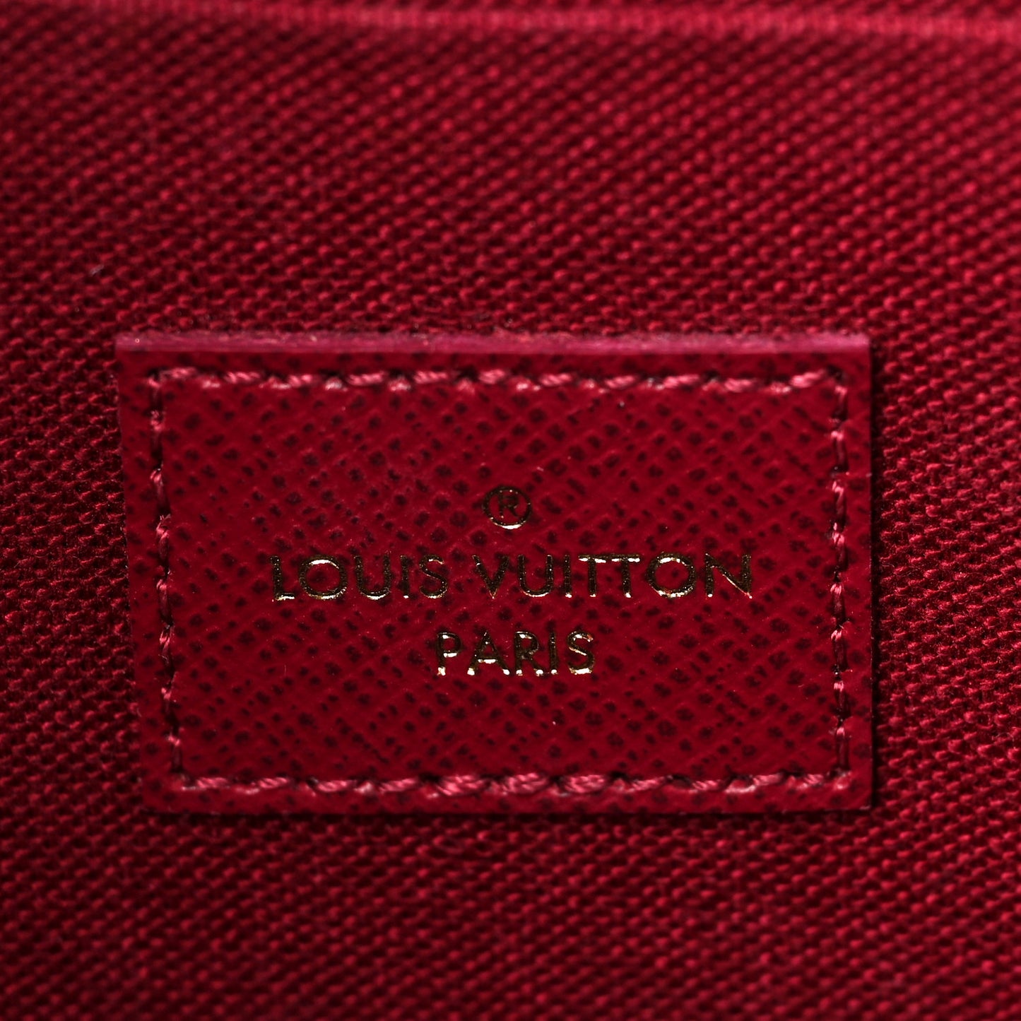 Monogram Pochette Felicie Chain Wallet Fuchsia