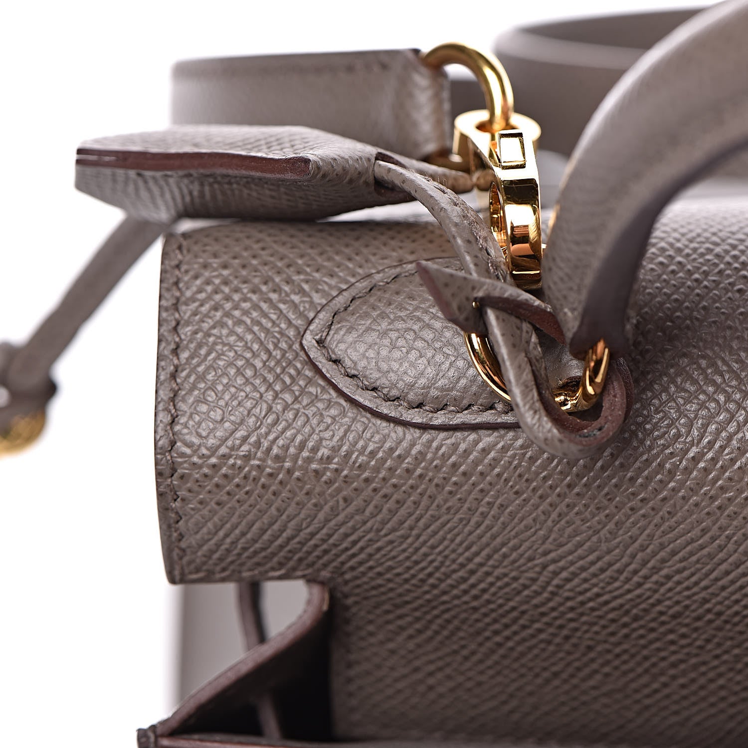 Hermes Epsom Kelly Sellier 25 Etain 26 of 40