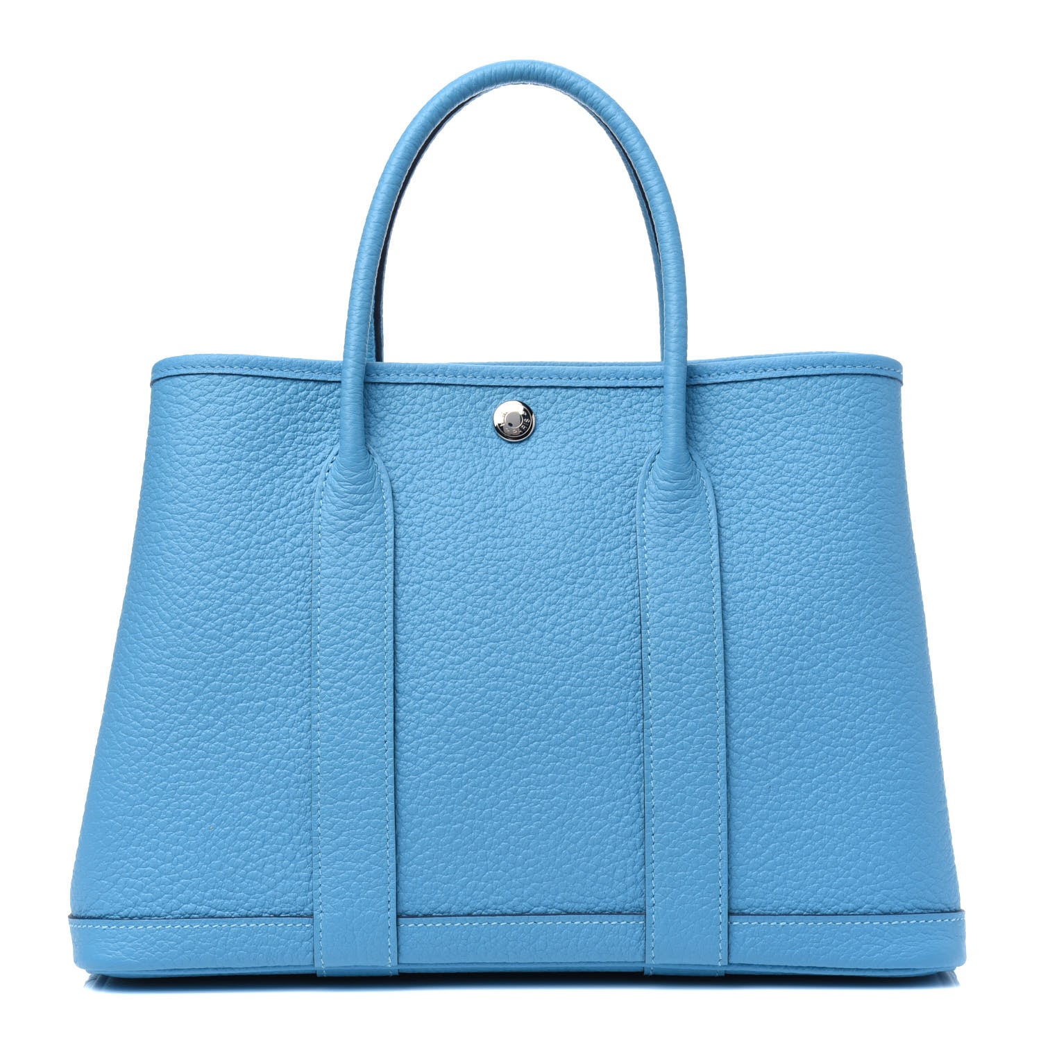 Hermes Vache Country Garden Party 30 TPM Bleu Du Nord 1 of 9