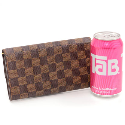 Louis Vuitton Damier Ebene Sarah Wallet 2 of 8