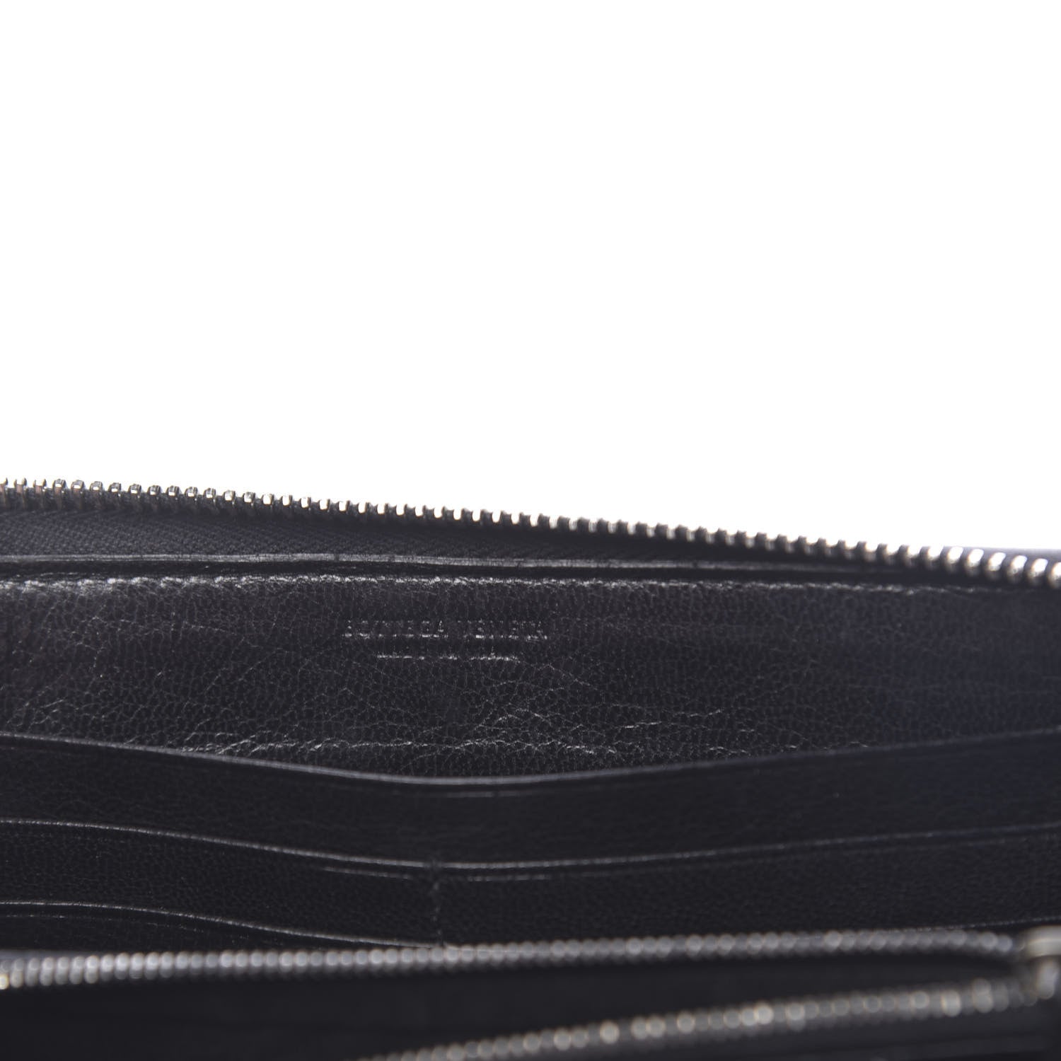 Bottega Veneta Nappa Intrecciato Zip Around Wallet Eclipse Black 6 of 7