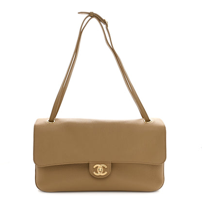 Chanel Grained Calfskin Small Souplissimo Maxi Flap Dark Beige 1 of 11