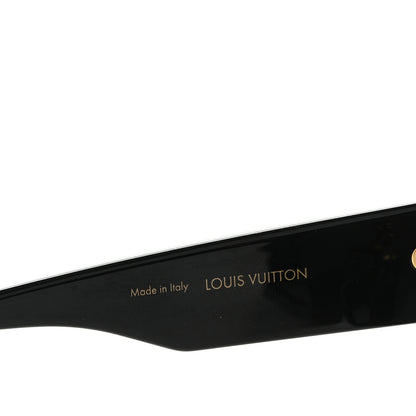 Louis Vuitton Acetate Swarovski Crystal Cyclone Sunglasses Z1578W Black 5 of 5