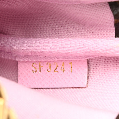 Louis Vuitton Monogram 2021 Christmas Animation Japanese Garden Mini Pochette Accessories Wisteria Pink 6 of 8
