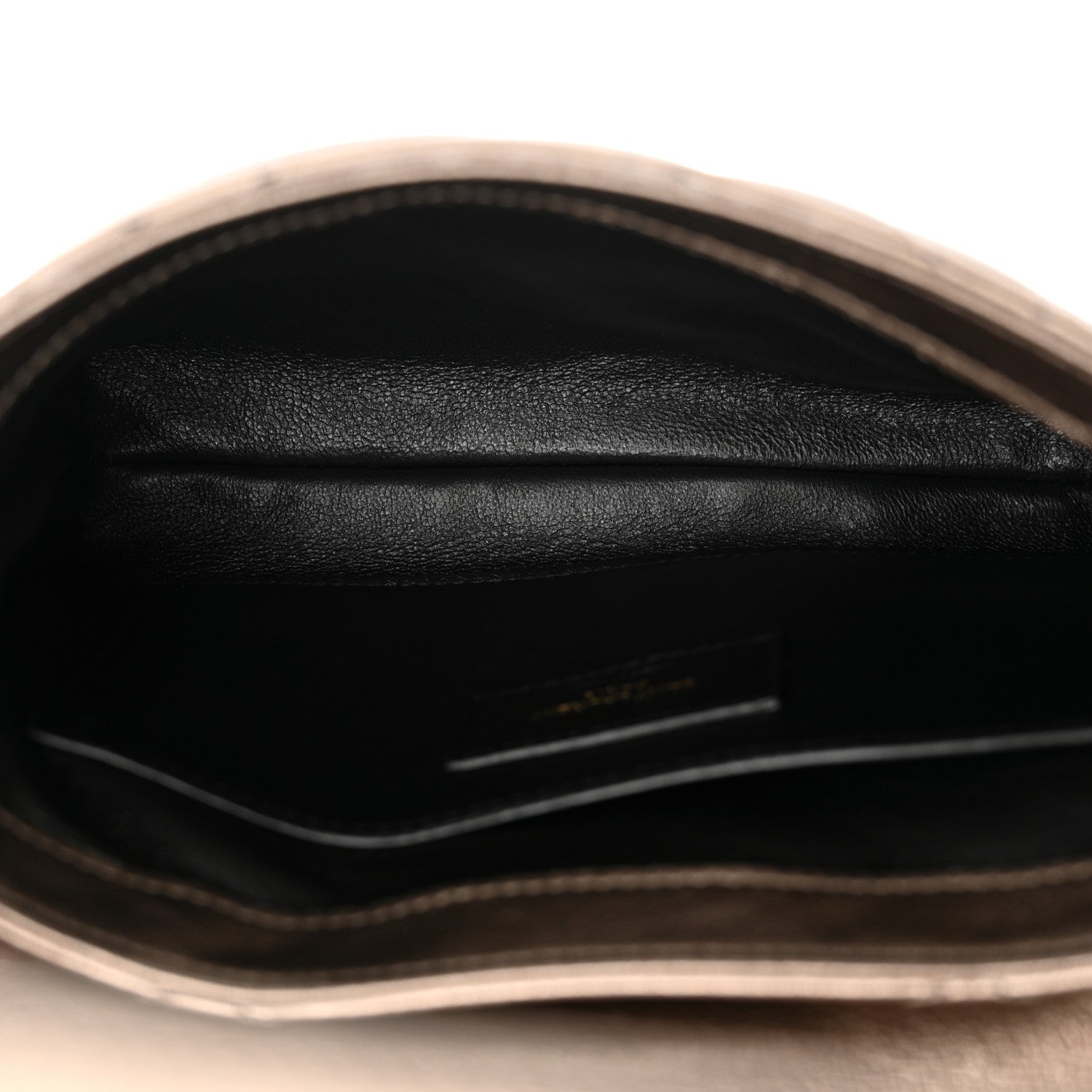 Saint Laurent Lambskin Quilted Le 57 Diamond Shoulder Bag Piombo 5 of 12