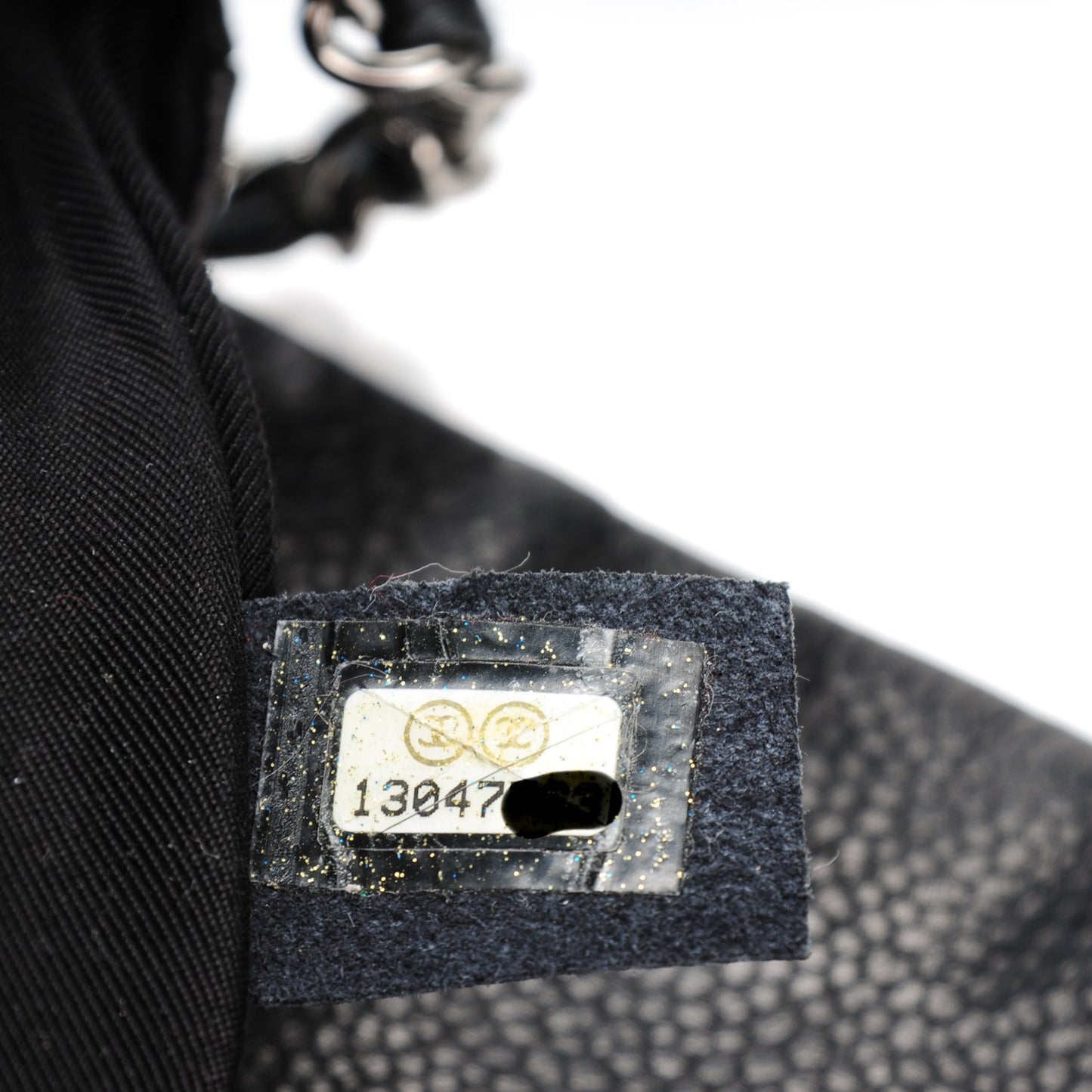 Caviar Half Moon Wallet On Chain WOC Black