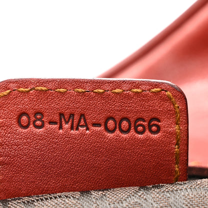 Christian Dior Calfskin Large Gaucho Double Saddle Bag Red 7 of 13