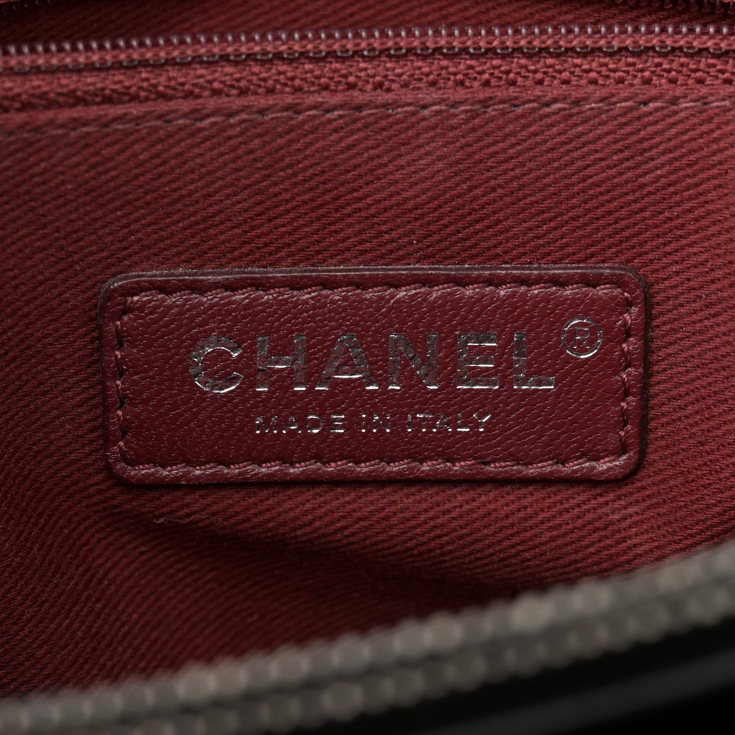 Chanel Aged Calfskin Chevron Stitched Quilted Flap Black 6 of 11