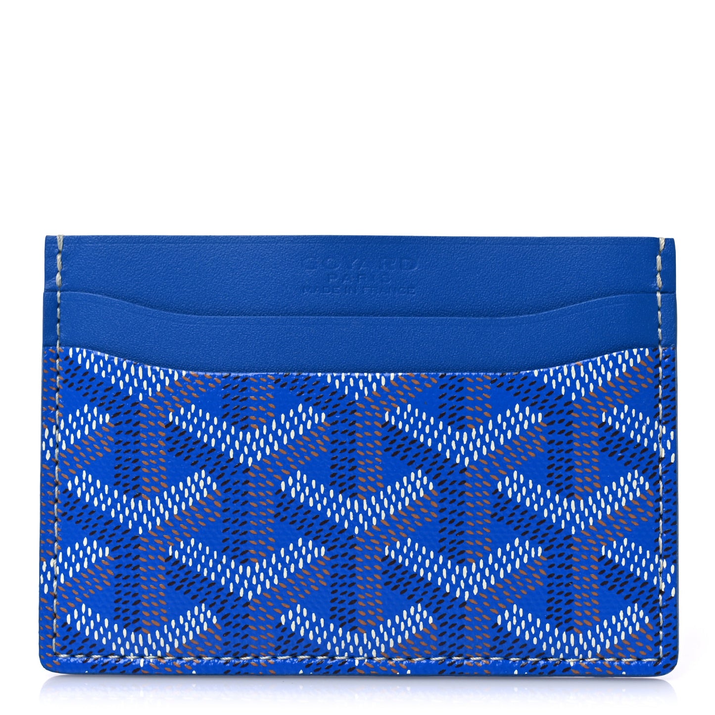 Goyardine Saint Sulpice Card Holder Sky Blue
