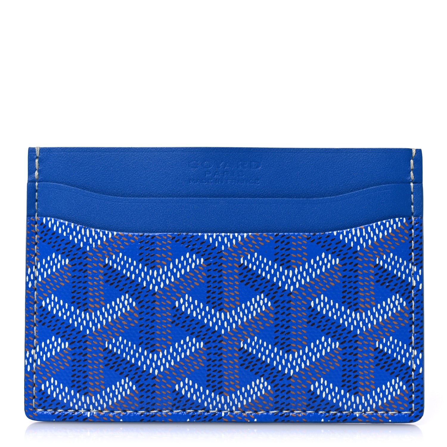 Goyard Goyardine Saint Sulpice Card Holder Sky Blue 1 of 7