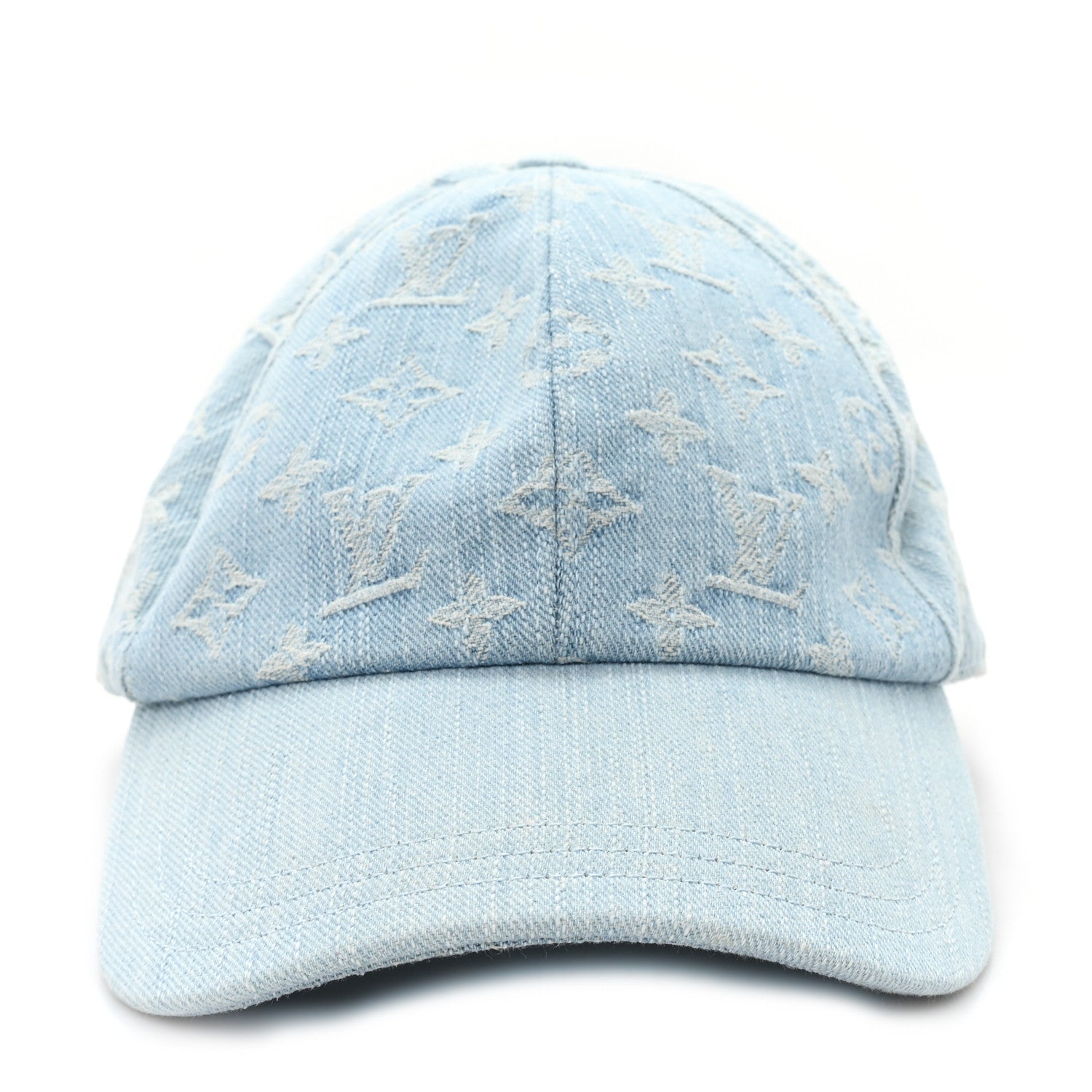 Louis Vuitton Monogram Denim Cap L Blue 3 of 8