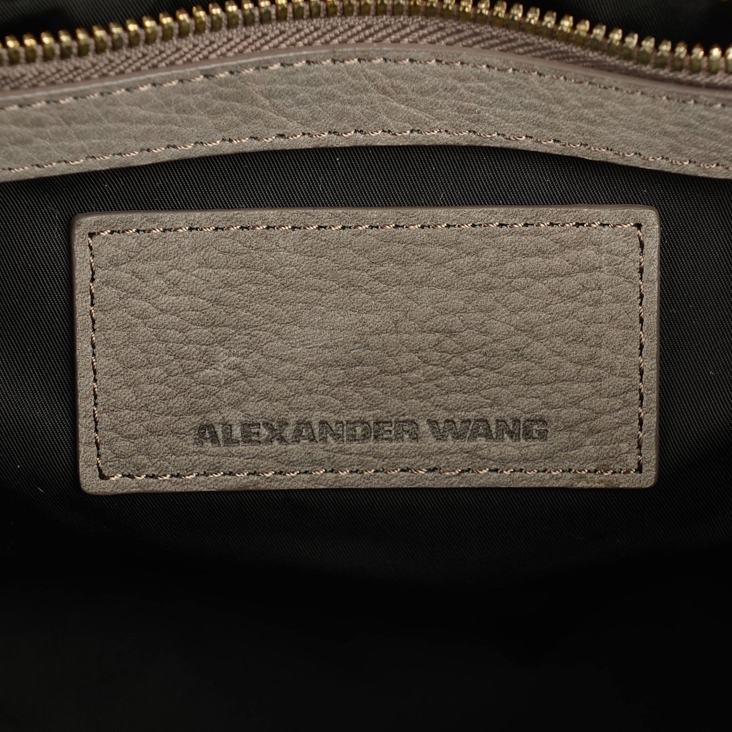 Alexander Wang Nubuck Rockie Elephant Pale Gold Hardware 6 of 10