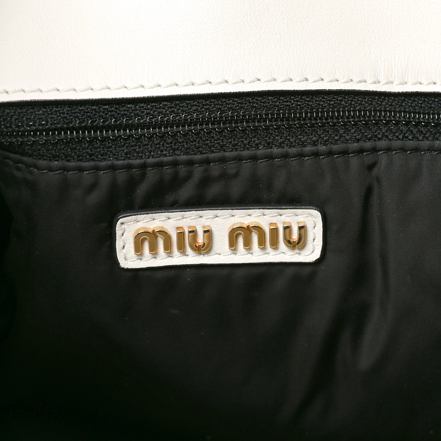 Miu Miu Soft Calf Hobo Bag White 6 of 9