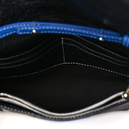 Balenciaga Agneau Arena Multicolore Bazar Chain Shoulder Bag Bleu White Black 5 of 8