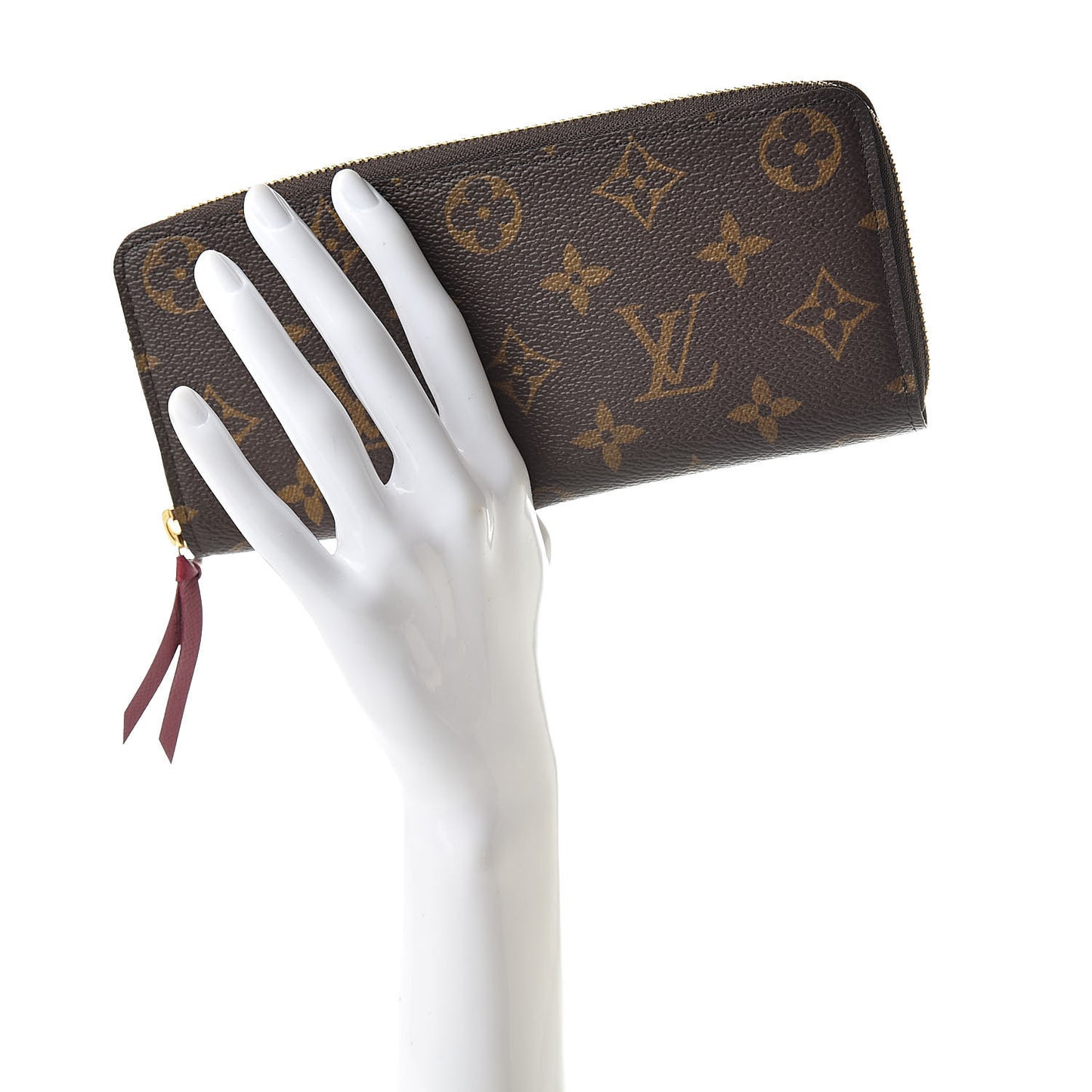 Monogram Clemence Wallet Fuchsia