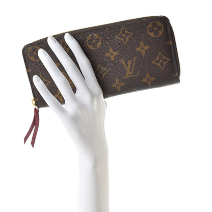 Louis Vuitton Monogram Clemence Wallet Fuchsia 2 of 8