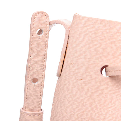 Mansur Gavriel Saffiano Bucket Bag Rosa 7 of 11