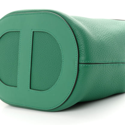 Hermes Taurillon Clemence Swift In-The-Loop 23 Bag Vert Vertigo 10 of 11