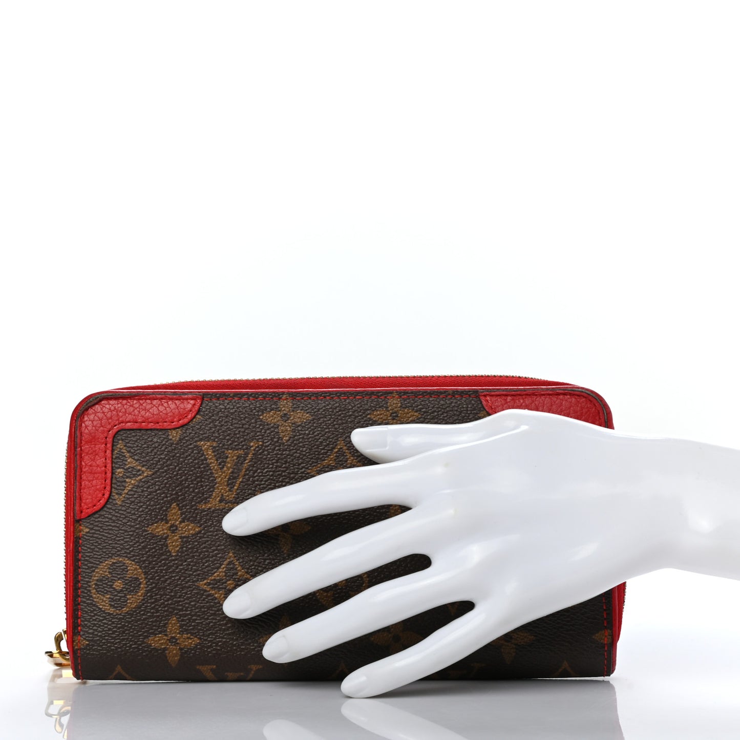 Monogram Retiro Zippy Wallet Cherry