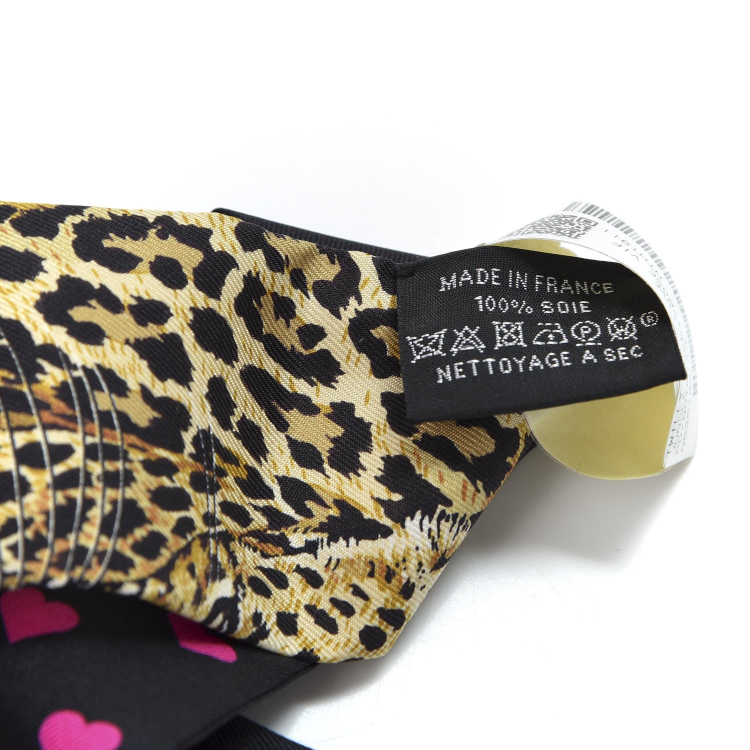Hermes Silk Jungle Love Love Twilly Black Vert Rose Vif 2 of 4