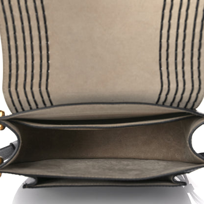 Chloe Calfskin Braided Medium Hudson Shoulder Bag Black 5 of 12