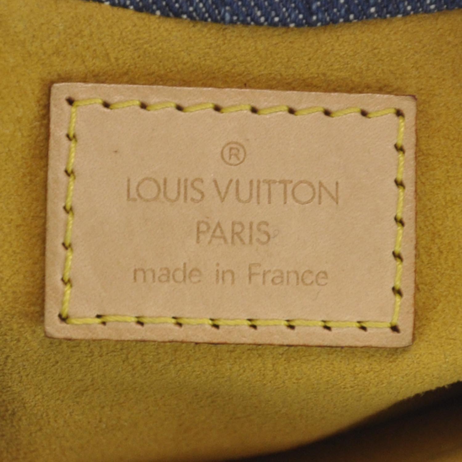 Louis Vuitton Denim Pleaty Blue 6 of 7