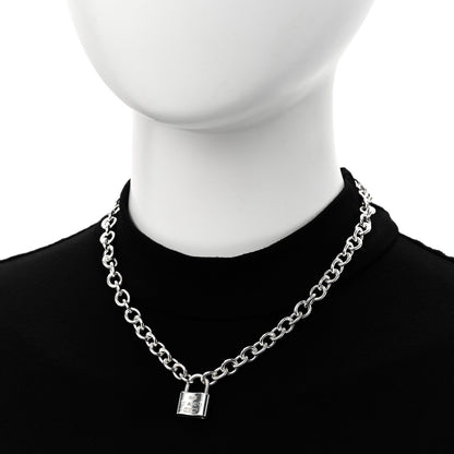 Tiffany Sterling Silver 1837 Lock Charm Necklace 2 of 5