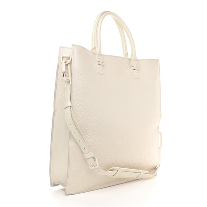 Louis Vuitton Taurillon Monogram Sac Plat Powder White 3 of 11