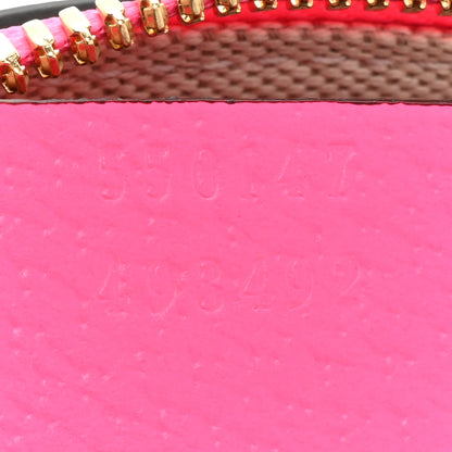 Gucci Canvas Flora Floral Shoulder Bag White Fuchsia Fluo 7 of 9
