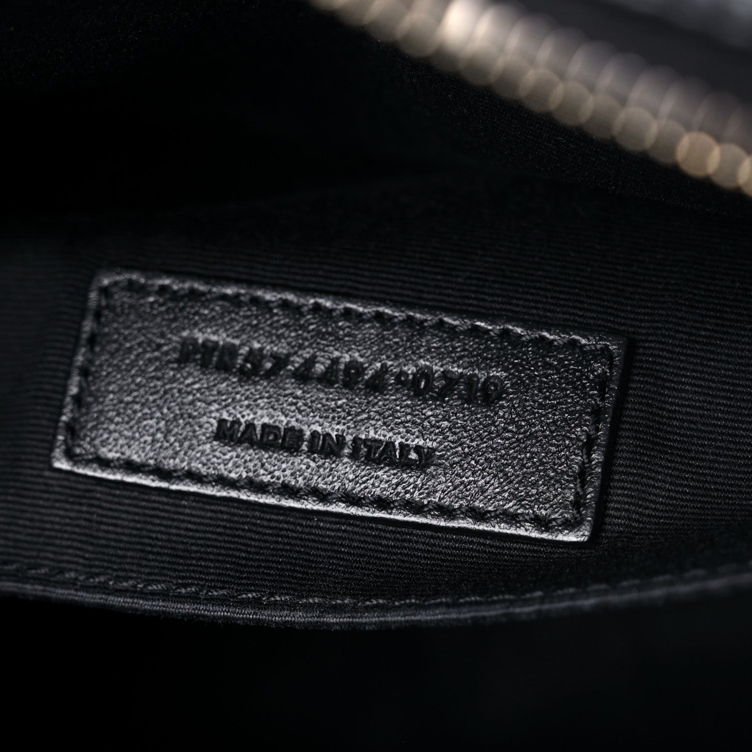 Saint Laurent Calfskin Matelasse Monogram Lou Camera Bag Black 7 of 17