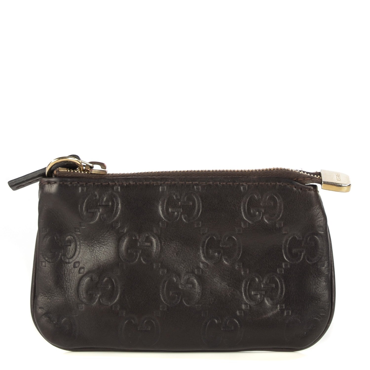 Gucci Guccissima Key Case Chocolate 1 of 7
