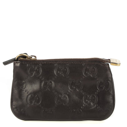 Gucci Guccissima Key Case Chocolate 1 of 7
