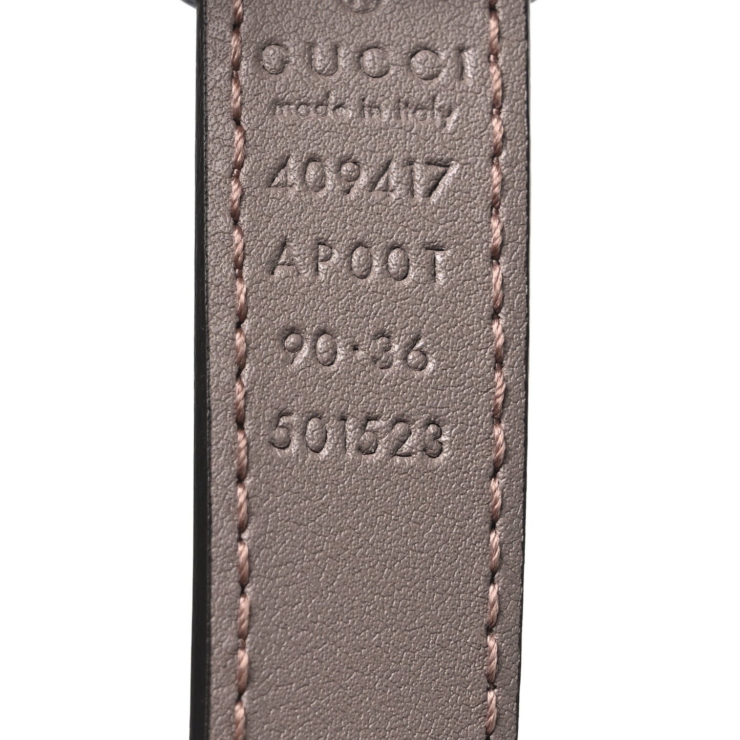 Calfskin Double G 20mm Belt 90 36 Porcelain Rose