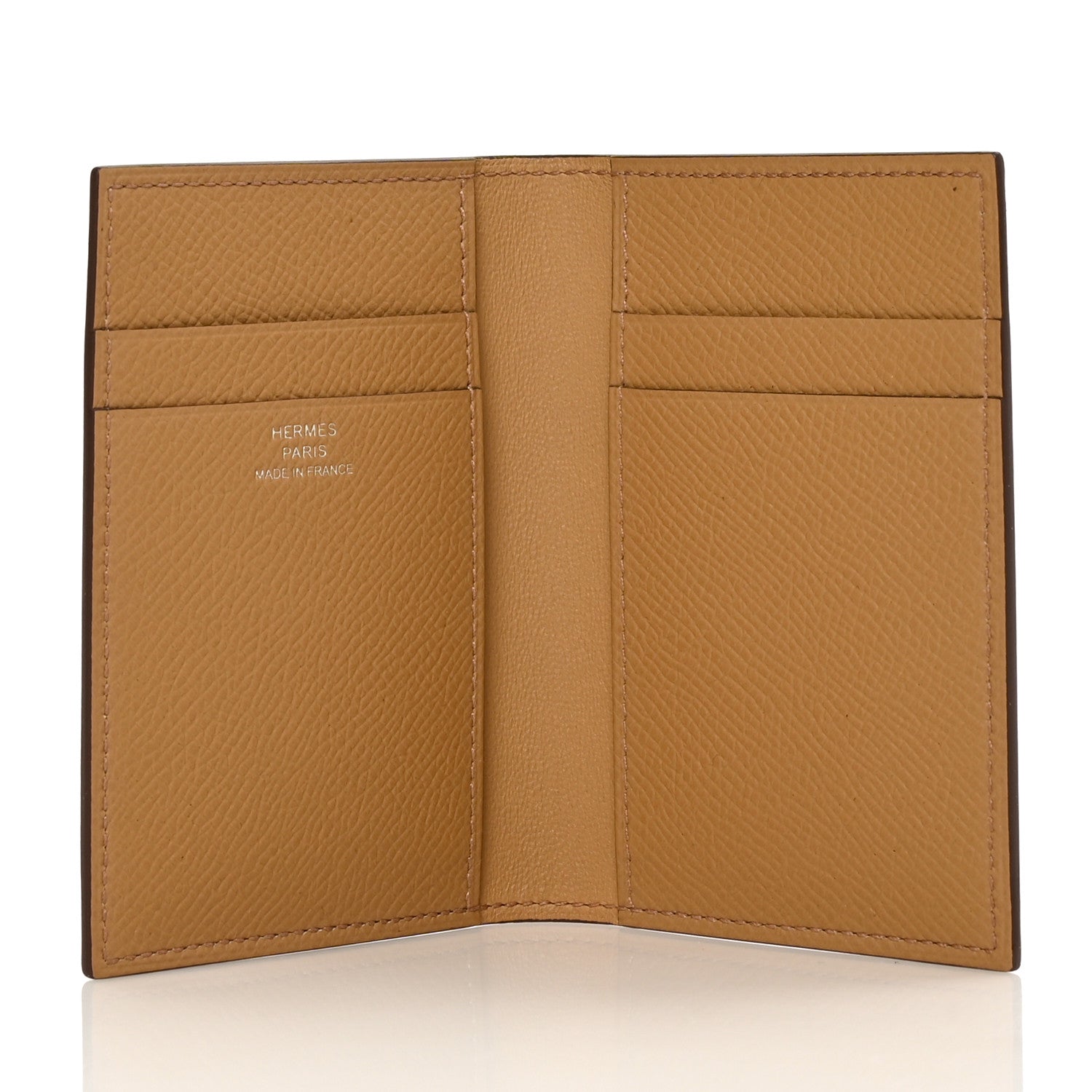 Hermes Epsom MC2 Euclide Card Holder Case Biscuit 9 of 13