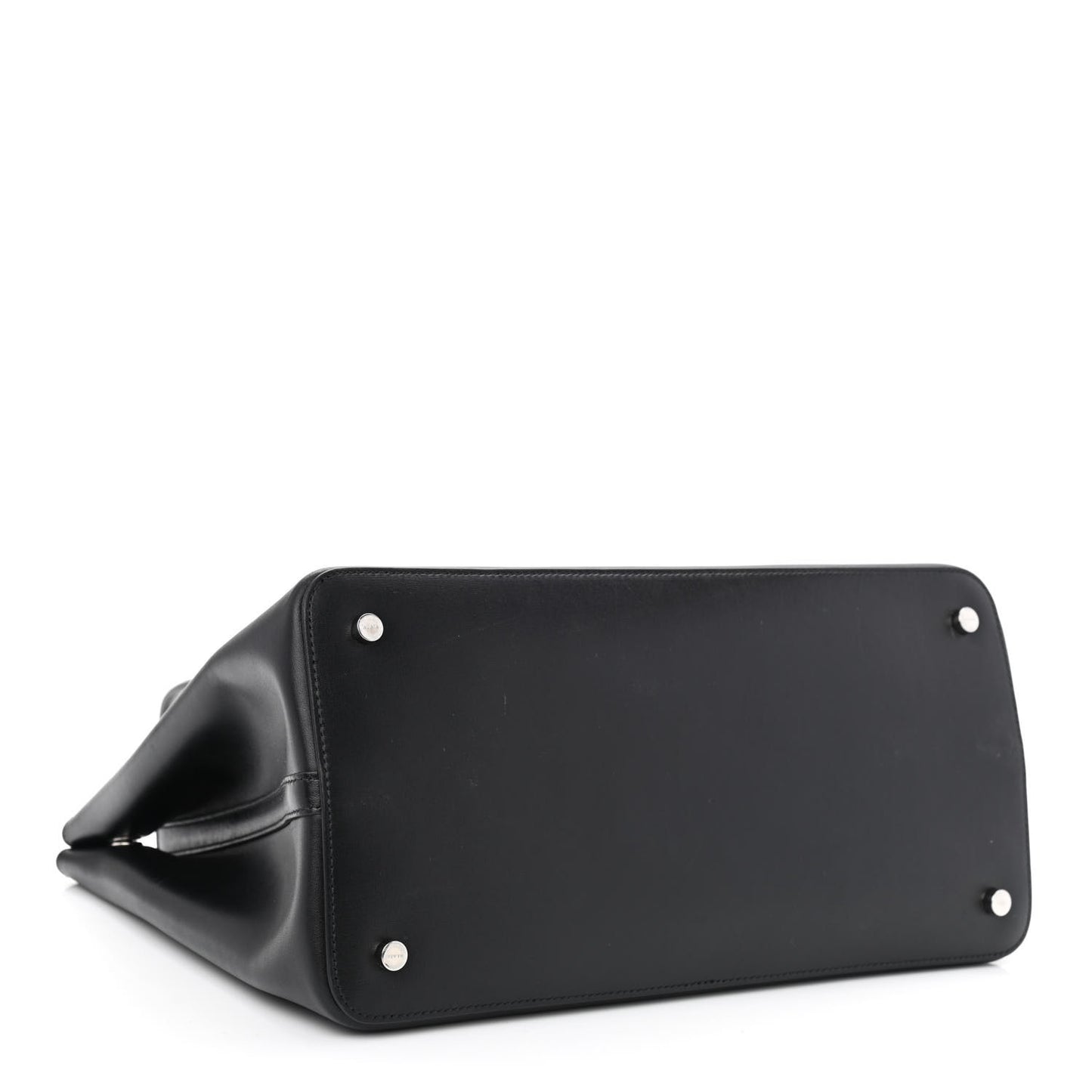 Calfskin Laser Cut Mina 32 Bag Black