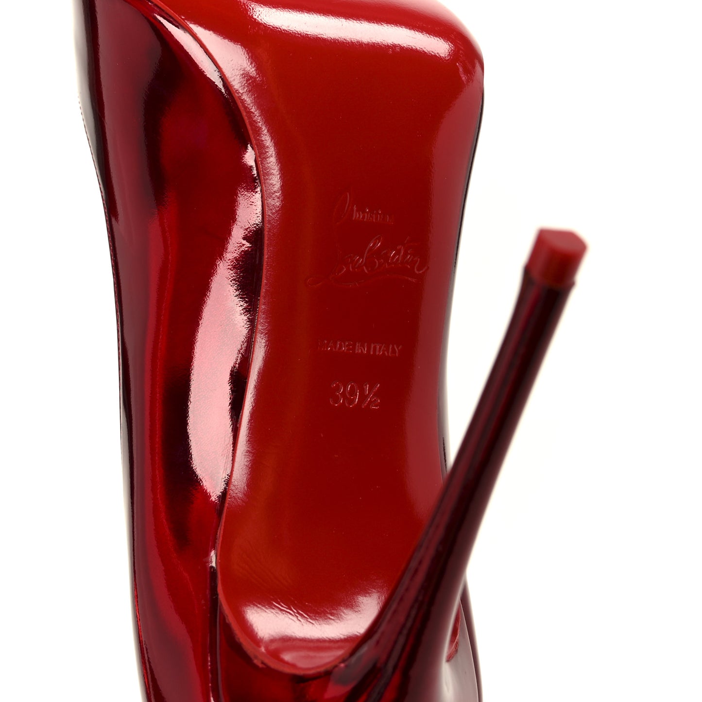 Metallic Patent Psychic So Kate 100 Pumps 39.5 Loubi