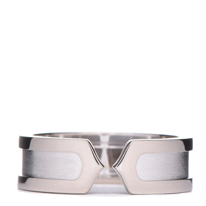 Cartier 18K White Gold 6.5mm C De Ring 56 7.25 1 of 6
