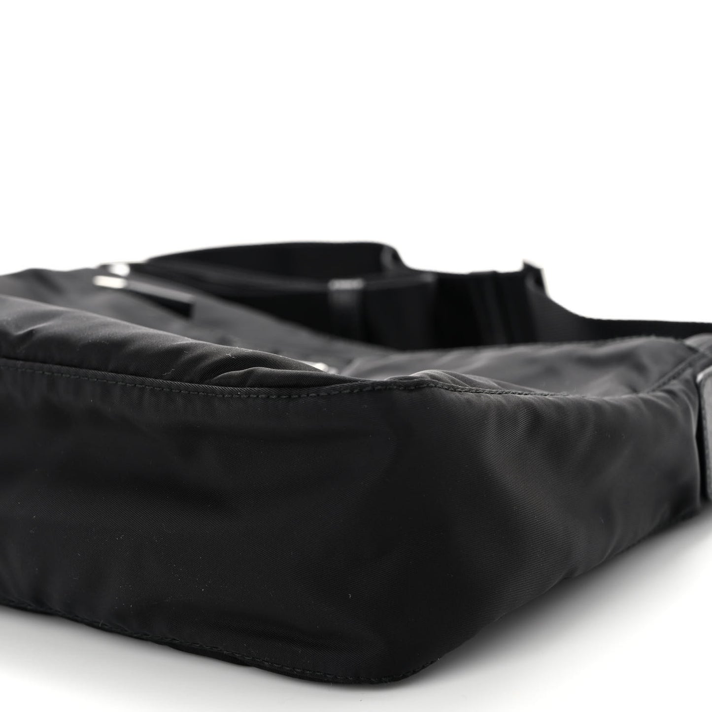 Tessuto Nylon Messenger Bag Black