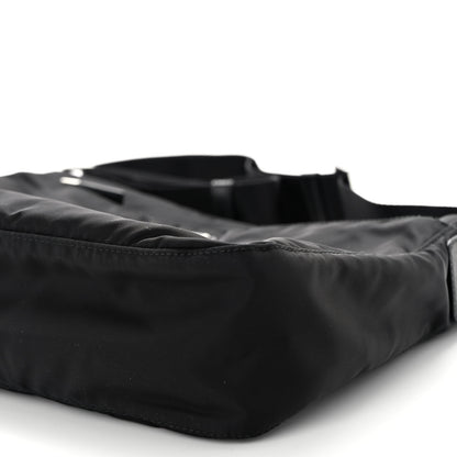 Prada Tessuto Nylon Messenger Bag Black 9 of 9