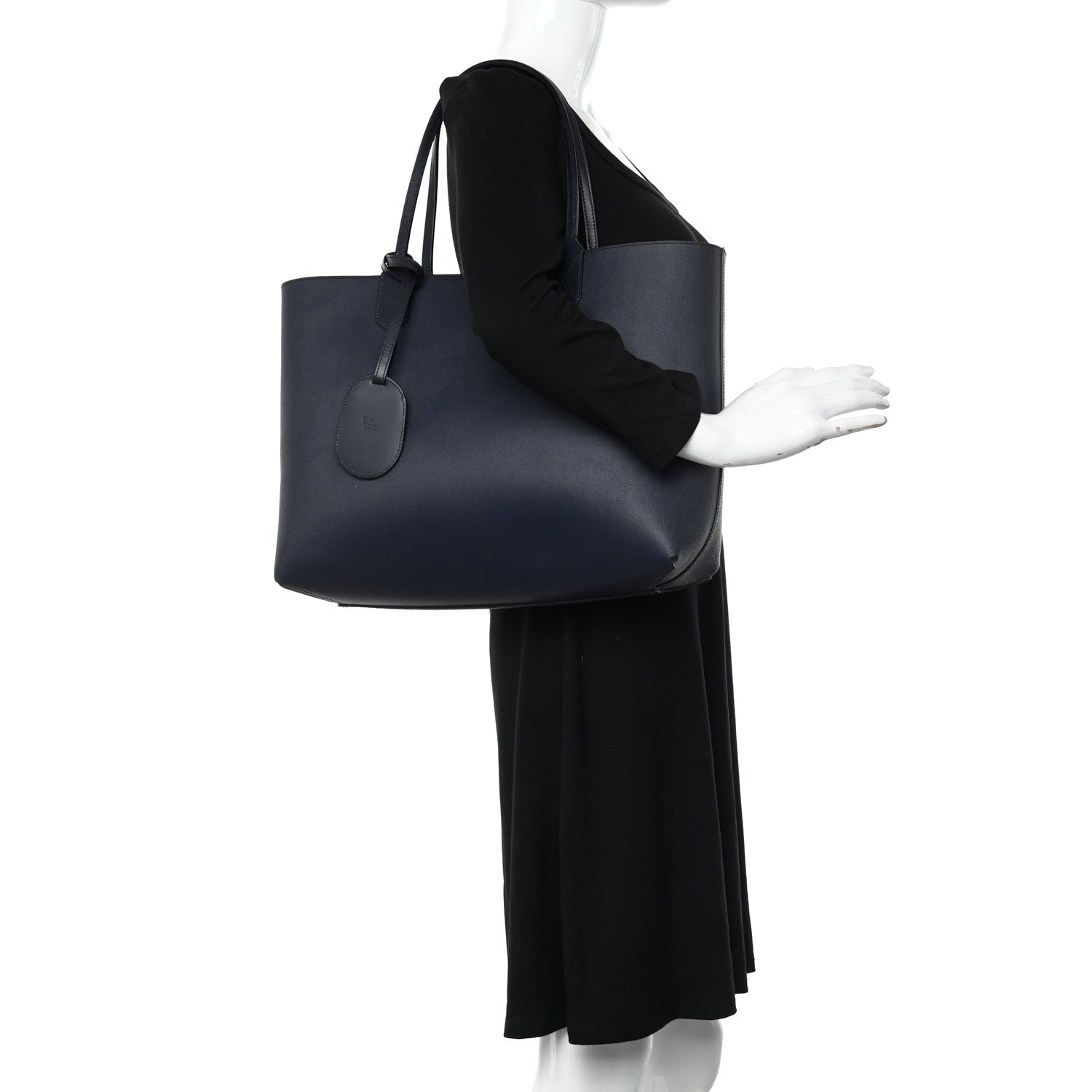 Gucci GG Supreme Monogram Blooms Medium Reversible Tote Beige Blue Navy 2 of 17