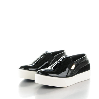 Louis Vuitton Alligator Patent Calfskin Catwalk Slip On 38 Black 3 of 9