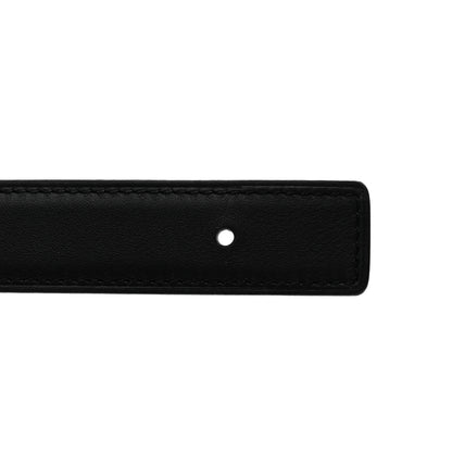 Hermes Swift Epsom 24mm Ancre Belt 85 34 Black Etoupe 7 of 10