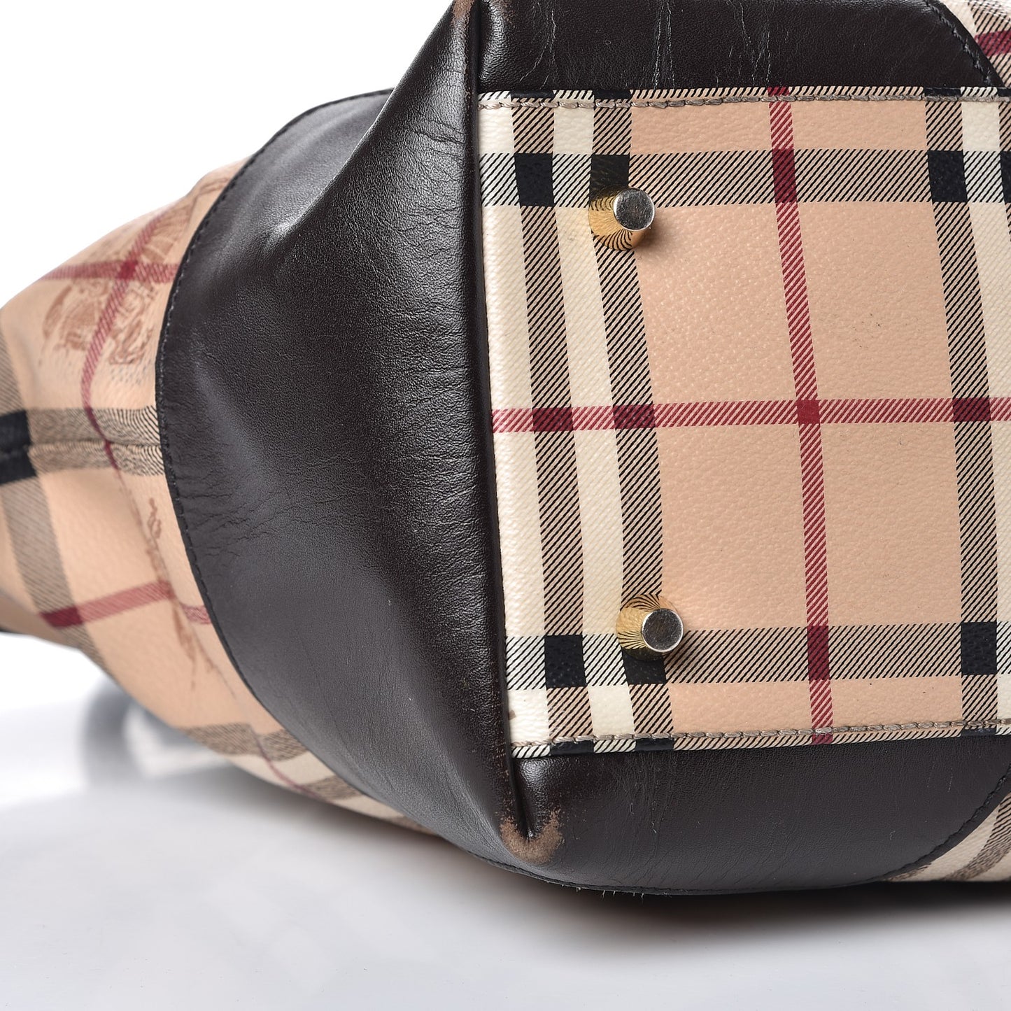 Haymarket Check Medium Primrose Tote Chocolate