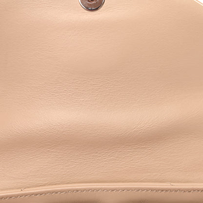 Saint Laurent Calfskin Y Quilted Monogram Toy Loulou Crossbody Bag Nude Powder 12 of 13