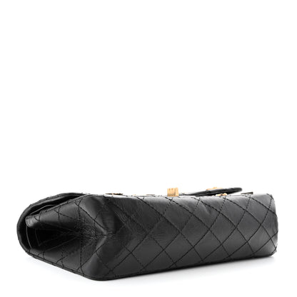 Chanel Aged Calfskin Lucky Charms 2.55 Reissue 225 Flap Black 4 of 11