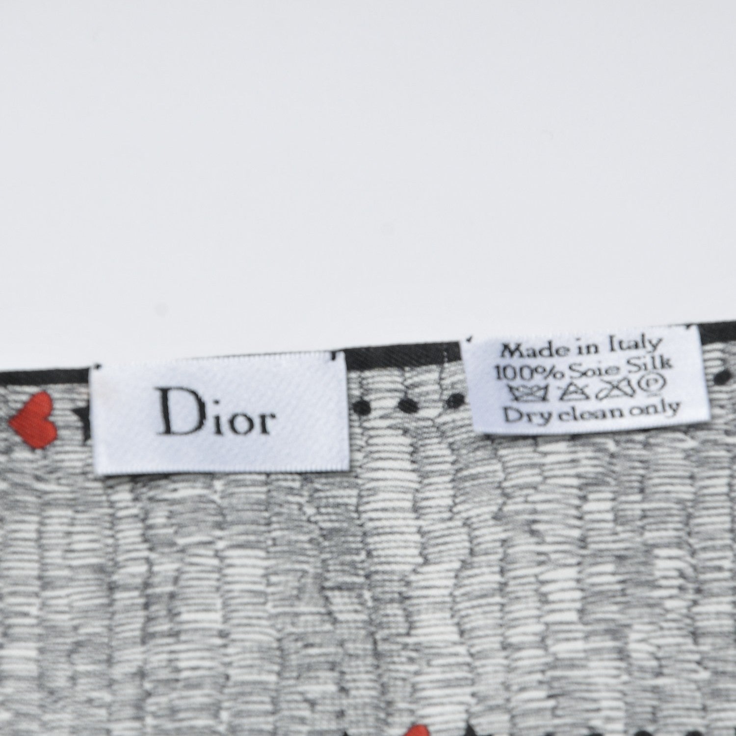 Christian Dior Silk L'Amoureux Mitzah Scarf 3 of 5