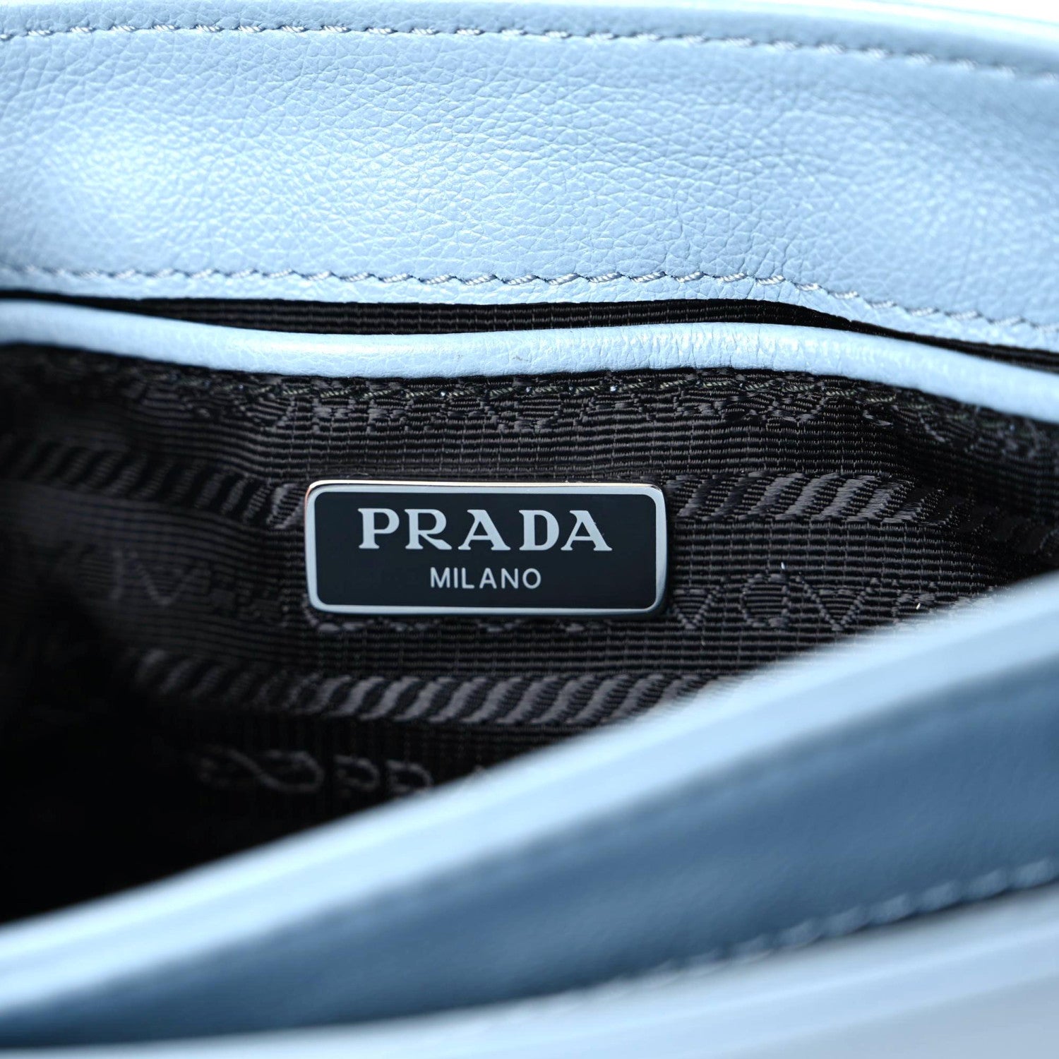 Prada Soft Calfskin Chain Crossbody Bag Astrale 8 of 8