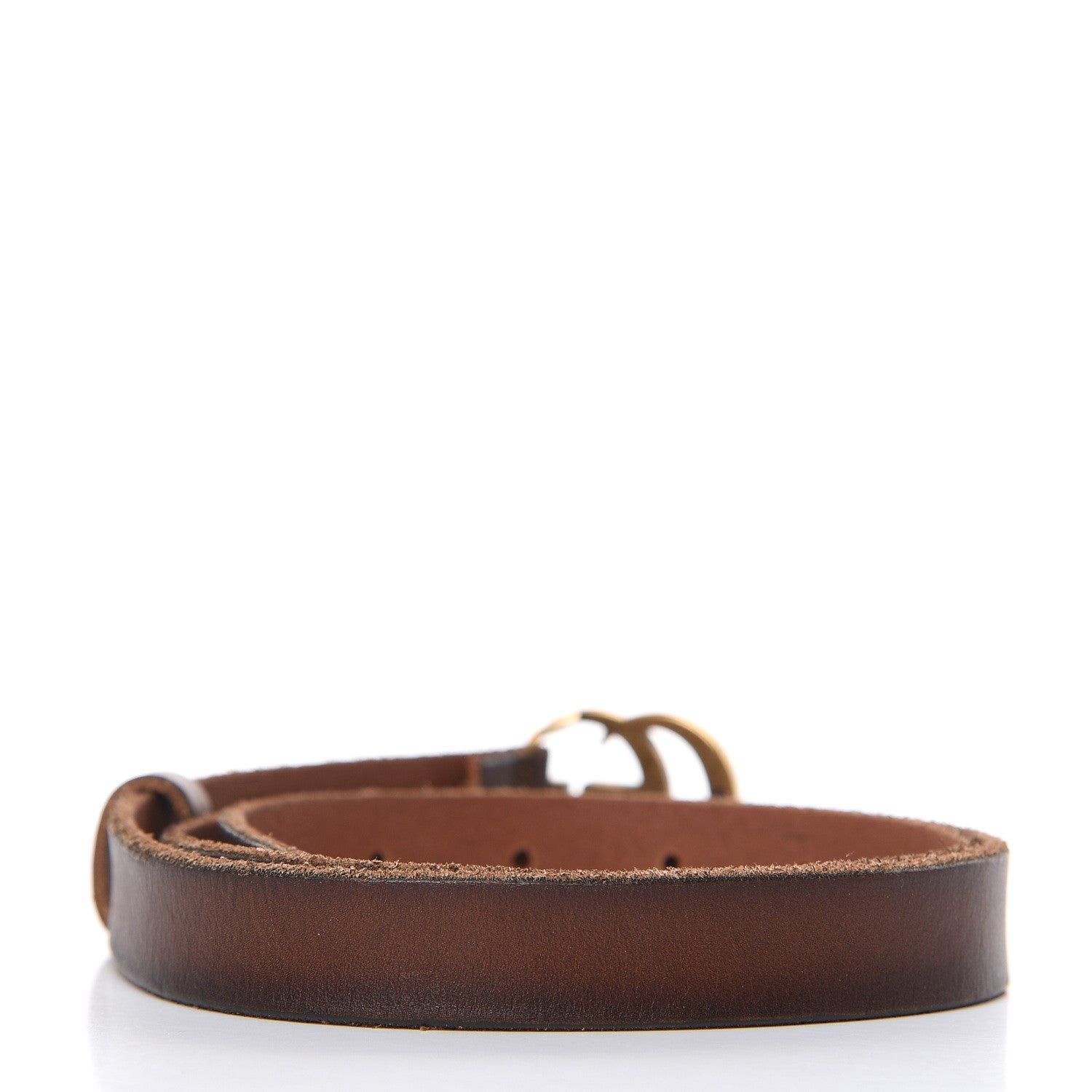 Gucci Faded Calfskin Double G 20mm Belt 75 30 Cuir 3 of 6